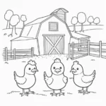 Hühner Bauernhof